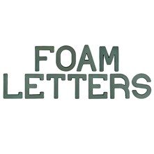 Floral Foam Letters