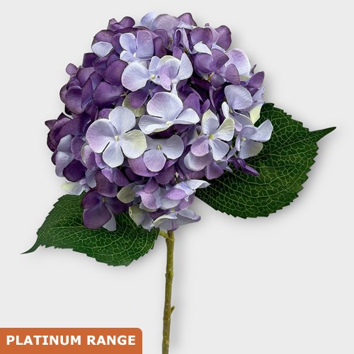 Artificial Faux Hydrangea Purple