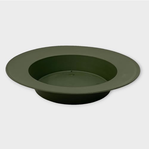 Plastic Round Designer Bowl Green