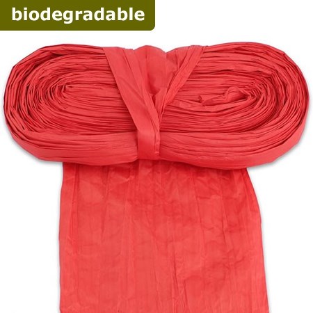 Ribbon Bio Paper Crush Red - 20m