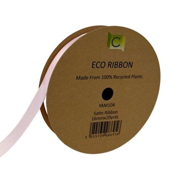 Ribbon ECO Satin Pink - 16mm