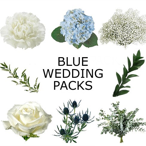 Wedding Flower Packs - Blue