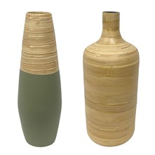 Bamboo & Natural Interior Vases (Homeware Quality)