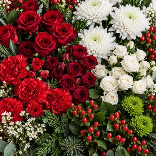 Wholesalers Choice - Xmas Flower & Foliage Boxes