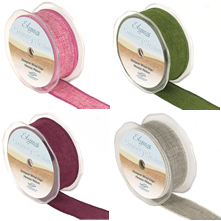 Hessian Ribbon & Wide Rolls