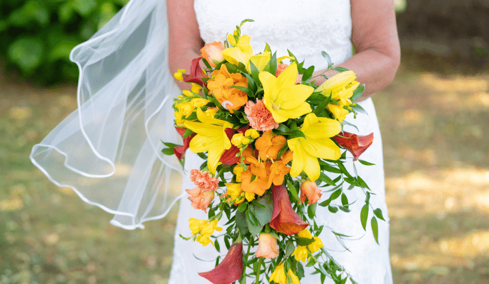 Flowing Bridal Bouquet