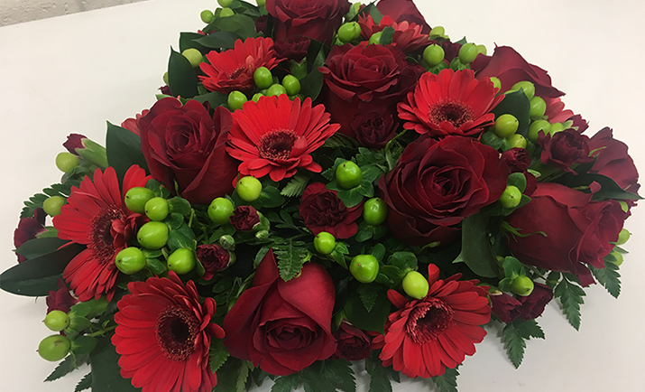 Hypericum Green Power, Spray Carnation Chateau.