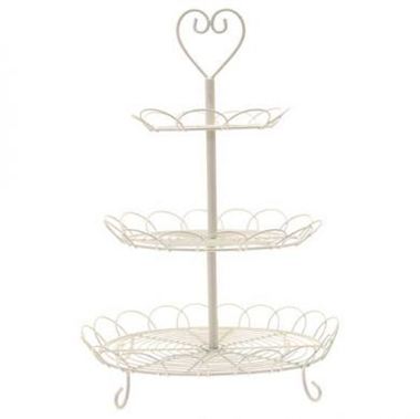 Cake Stand 3 Tier Cream Wholesale Flowers Florist Supplies UK