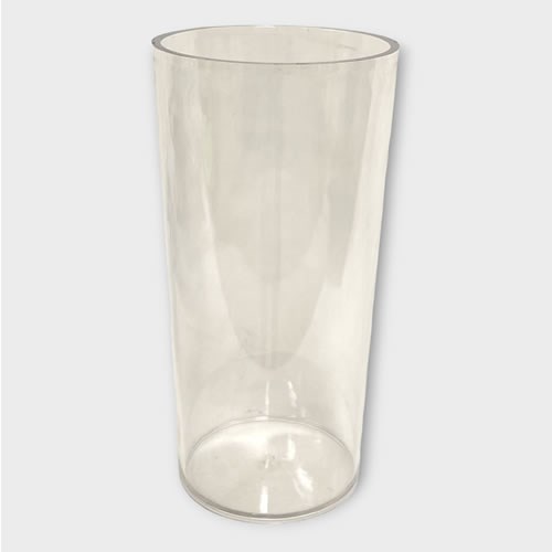 Acrylic Cylinder Vase Clear 25cm
