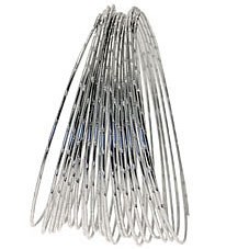 Wire - Aluminium Silver Diamond Cut