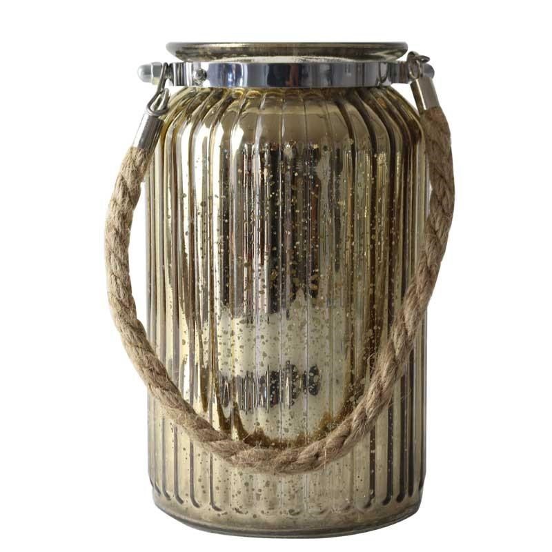 Glass Jar Antique Gold (Large)