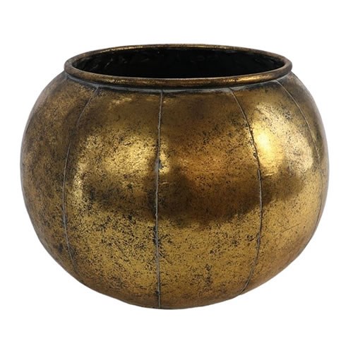 Tasmine Planter - Antique Gold