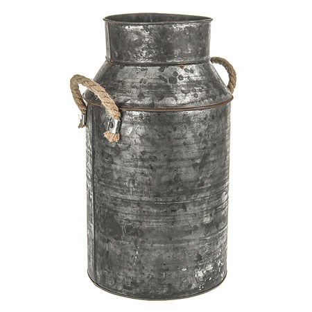 Antique Zinc Churn