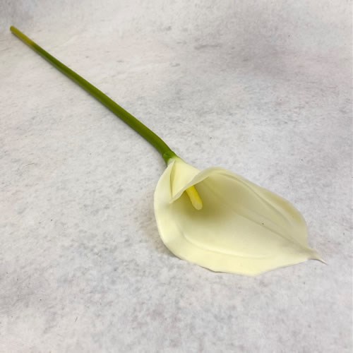 Artificial Faux Calla Lily Cream