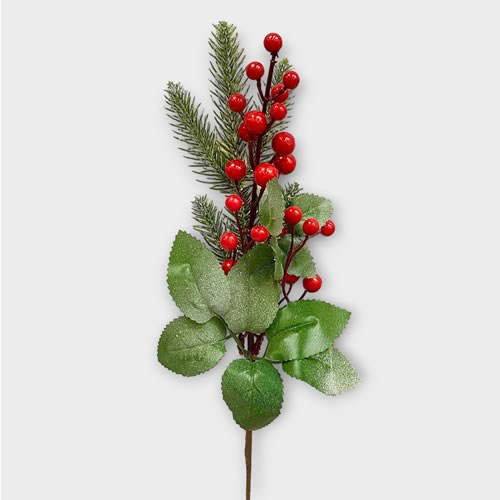 Artificial Faux Fir & Berry Pick