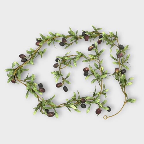 Artificial Faux Olive Garland