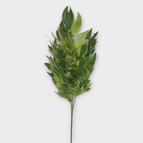 Artificial Faux Ruscus Green Spray