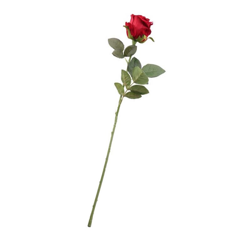 Artificial Faux Roses - Premium Red Velvet