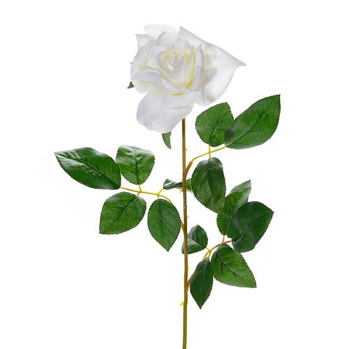 Artificial White Roses 71cm Wholesale Dutch Flowers & Florist Supplies UK