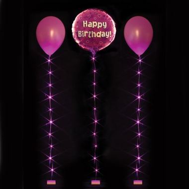 Balloon Lites - Fucshia Single 10 Light Set