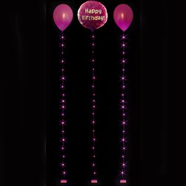 Balloon Lites - Fucshia 18 Light Set