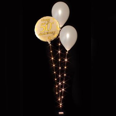 Balloon Lites - Warm White Triple Light Set