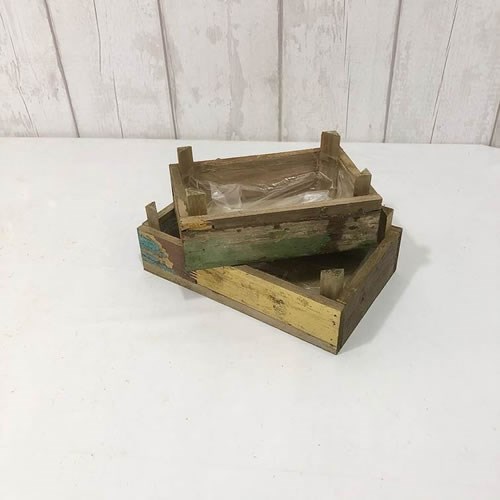 Barnwood Crates (set of 2)