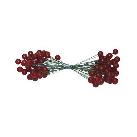 Burgundy Berries on Wires