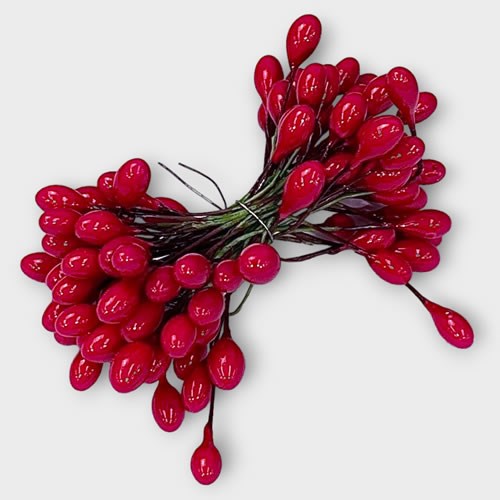 Berries on Wires - Red