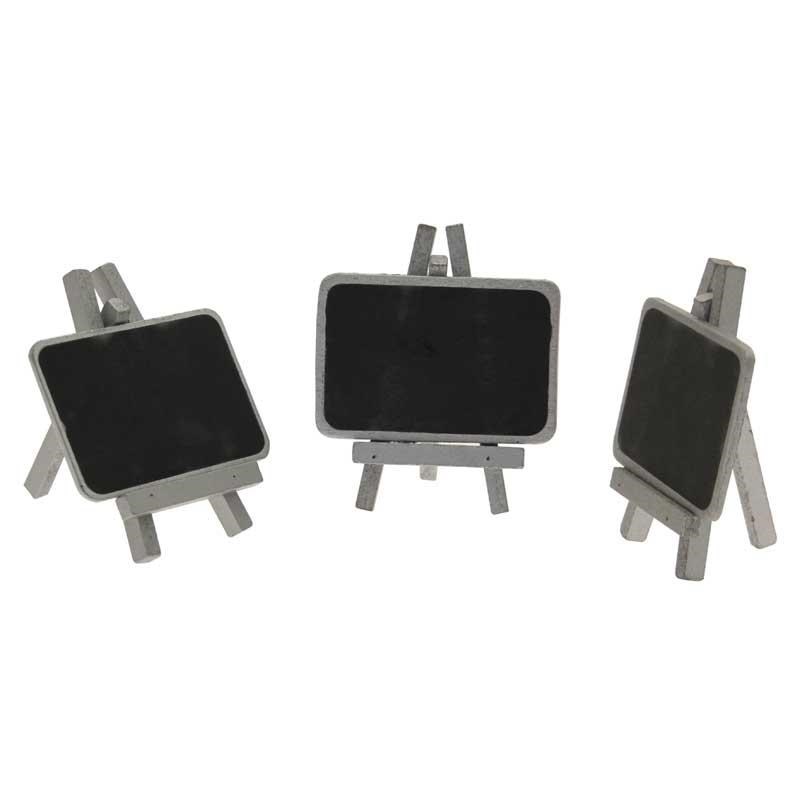 Blackboard Easels Silver (3 Pack)