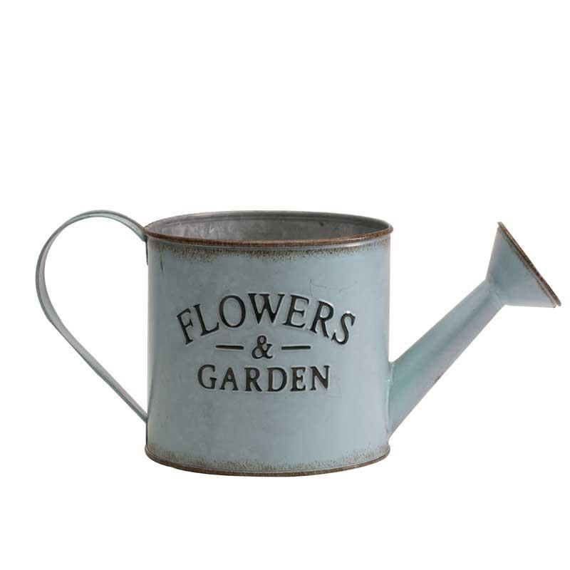 Zinc Watering Can - Blue