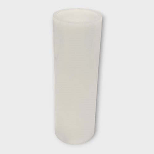 Candle LED Waxed White - 22.5cm x 7.5cm