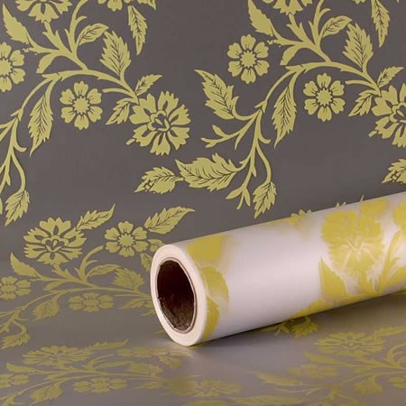 Cellophane Roll - Loretta Yellow Frosted