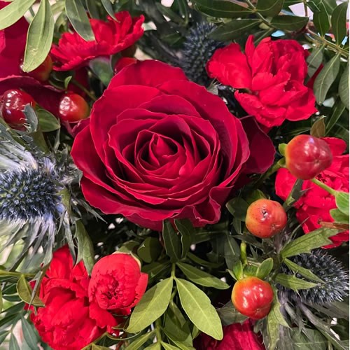 Christmas Florists Bouquet Box (5 Bqts) Wholesale Flowers Direct UK