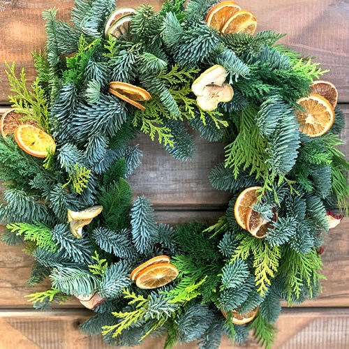 Christmas Wreath Kit Traditional 14" (DIY for 1)