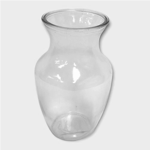 Waisted Glass Hand Tied Moira Vase 20cm Glassware Home Decor