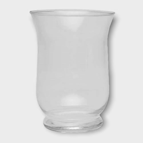 Glass Hurricane Vase 14.5x10.5cm Glassware Home Decor Wholesale