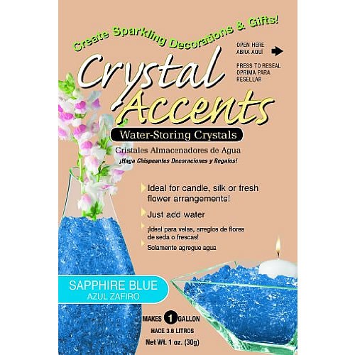 Crystal Accents Water Pearls - Sapphire Blue