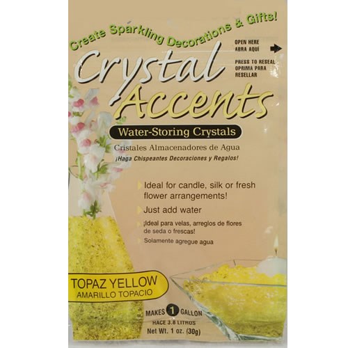 Crystal Accents Water Pearls - Topaz Yellow