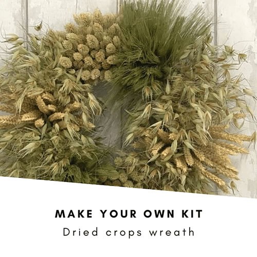 Make Your Own Dried Crops Wreath Kit