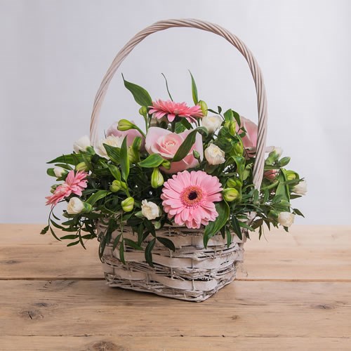 Mother's day flower basket deals arrangement