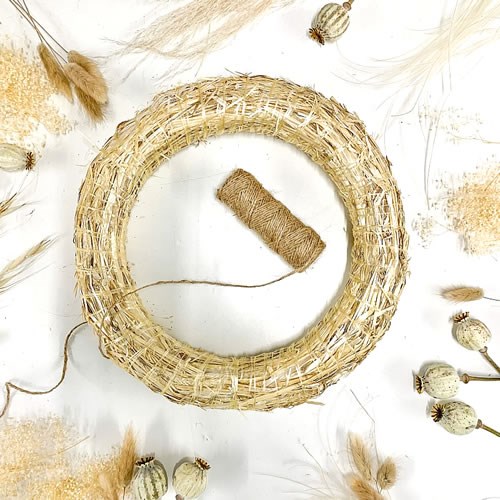 DIY Dried Flower Wreath Kit - Natural