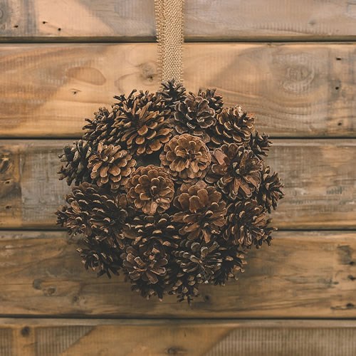 DIY Kit Pine Cone Kissing Ball DIY Xmas Floral, Craft & Flower