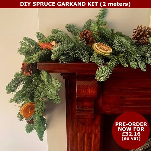 DIY Spruce Garland Kit (Approx. 2m) Call to Pre-Order