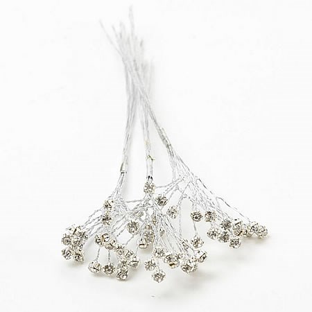 Diamante Spray 6mm - Clear/Silver
