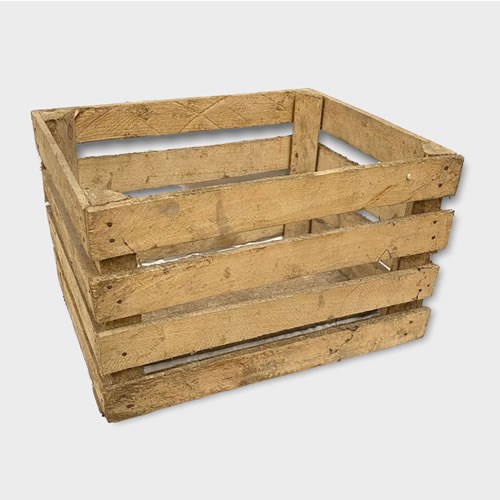 Dutch Wooden Fruit Crates 50cm Wholesale Florist Supplies Uk