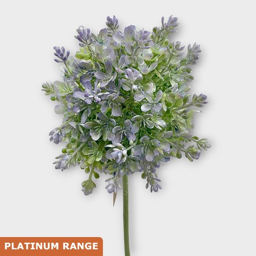 Artificial Faux Cottage Allium Blue