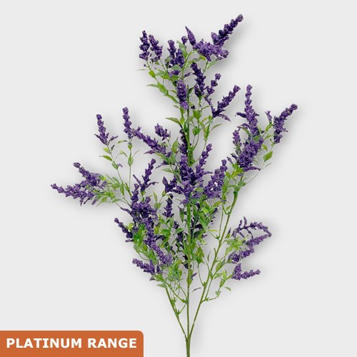 Artificial Faux Wild Lavender Spray