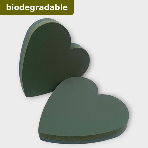 Floral Foam Heart 15" (Biodegradable) Wholesale Flowers & Florist Supplies UK