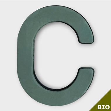 Floral Foam Letter C (Bio Foam)